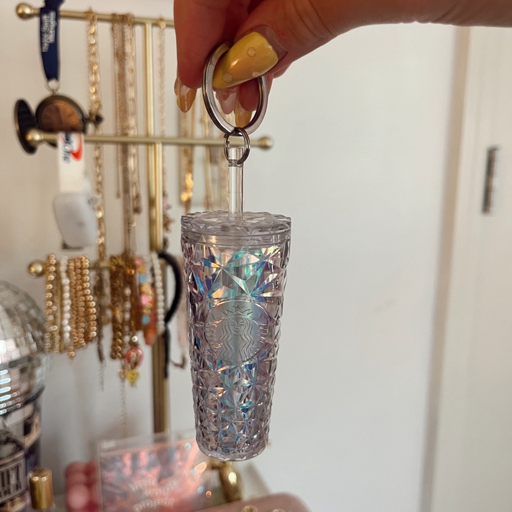 Starbucks Holographic Mini Tumbler Keychain
